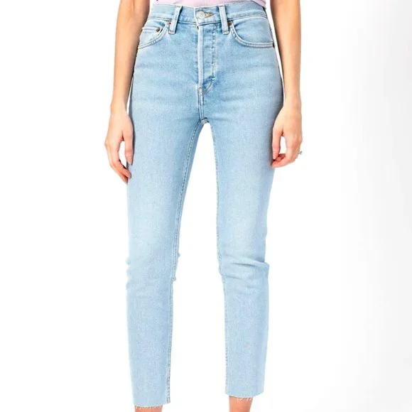 RE/DONE 90s Comfort Stretch Jean in Light 2